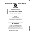 John Deere XUV855D S4 Gator Utility Vehicles Operator's Manual (OMM178612)