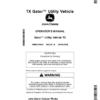 John Deere TX 4x2 Gas Gator Utility Vehicles / California Edition (Engine-Kawasaki FJ400) Operator's Manual (OMM178643)