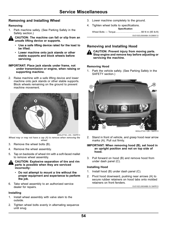 John Deere TX 4x2 Gas Gator Utility Vehicles / California Edition (Engine-Kawasaki FJ400) Operator's Manual (OMM178643) - Image 2