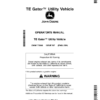 John Deere TE Gator Utility Vehicles Operator's Manual (OMM178648)