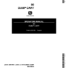 John Deere 80 Dump Cart Operator's Manual (OMM41232)