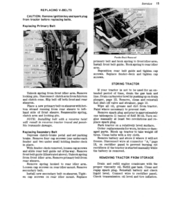 Alternative view of John Deere 60 Lawn Tractor (020001-) Operator's Manual (OMM43700)
