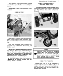 Alternative view of John Deere 70 Lawn Tractor (025001-) Operator's Manual (OMM44250)