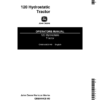 John Deere 120 Hydrostatic Tractor Operator's Manual (OMM44400)