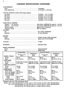 Alternative view of John Deere 110 & 112 Lawn & Garden Tractor Operator's Manual (OMM44423)