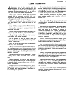 Alternative view of John Deere 140 Hydrostatic Tractor Operator's Manual (OMM45534)