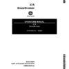 John Deere 37A Snow Thrower (115001-127000) Operator's Manual (OMM45900)