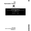 John Deere 140 Hydrostatic Tractor Operator's Manual (OMM46182)