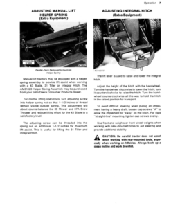 Alternative view of John Deere 110 & 110H Lawn & Garden Tractor Operator's Manual (OMM46327)