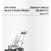 John Deere 19 (155001-), 21 Inch (163000-) Rotary Mower Operator's Manual (OMM46785)