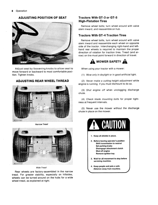 John Deere 110 Lawn & Garden Tractor Operator's Manual (OMM46869) - Image 2