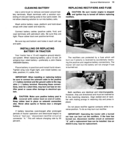 Alternative view of John Deere 70 Lawn & Garden Tractor (056001-) Operator's Manual (OMM47700)