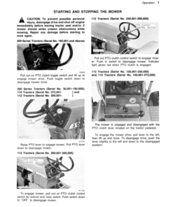 Alternative view of John Deere 39 & 47 Rotary Mowers (030001-) Operator's Manual (OMM48953)