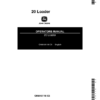 John Deere 20 Loader Operator's Manual (OMM49118)