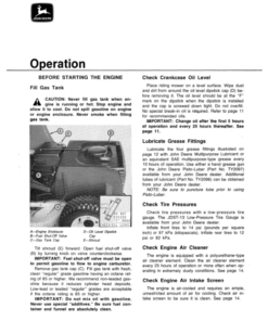 Alternative view of John Deere 66 Riding Mower (030001-) Operator's Manual (OMM49171)