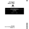 John Deere 33 Integral Rotary Tiller Operator's Manual (OMM49211)