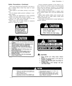 Alternative view of John Deere 68 Riding Mower Operator's Manual (OMM49213)