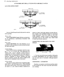 Alternative view of John Deere 234 Hitch, Multi-Hitch & Three-Unit Folding Hitch Operator's Manual (OMM62024)
