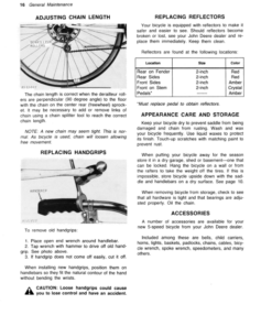 Alternative view of John Deere 5-Speed Bicycle Operator's Manual (OMM64333)