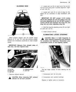 Alternative view of John Deere 340 & 440 Liquifire Snowmobiles North America (055001-080000 ) Operator's Manual (OMM66120)