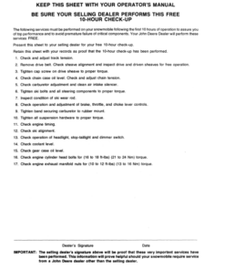 Alternative view of John Deere 440 Liquifire Snowmobile North America (120001-155000) Operator's Manual (OMM67978)