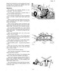 Alternative view of John Deere Spitfire Snowmobiles (190000- ) Operator's Manual (OMM69088)