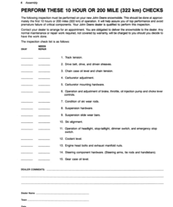 Alternative view of John Deere 440 Liquifire Snowmobiles (222001- ) Operator's Manual (OMM69619)
