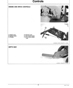 Alternative view of John Deere 624 Walk-Behind Rotary Tiller (537001-) Operator's Manual (OMM70359)