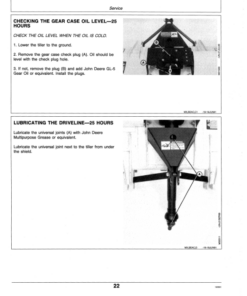 Alternative view of John Deere 48-Inch Rotary Tiller Operator's Manual (OMM70369)