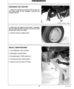 Alternative view of John Deere 46-Inch Snowthrower Operator's Manual (OMM70555)