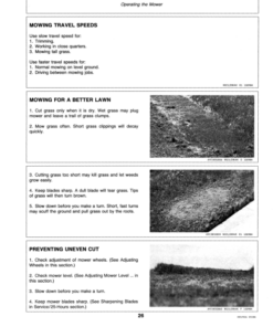 Alternative view of John Deere 160 Tractor-Mounted Mower (525001-) Operator's Manual (OMM72244)