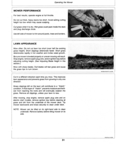 Alternative view of John Deere 32 & 36-Inch Commercial Walk-Behind Mowers (112001-) Operator's Manual (OMM72255)