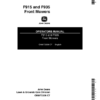 John Deere F915, F935 Front Mower Operator's Manual (OMM72338)