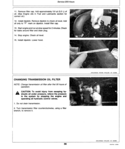 Alternative view of John Deere F915, F935 Front Mower Operator's Manual (OMM72338)