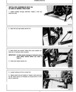 Alternative view of John Deere Hydraulic Dump Material Collection System Operator's Manual (OMM72875)