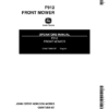 John Deere F912 Front Mower (420001-) Operator's Manual (OMM73860)