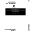 John Deere 40A, 50A Utility Box Scrapers Operator's Manual (OMM73871)