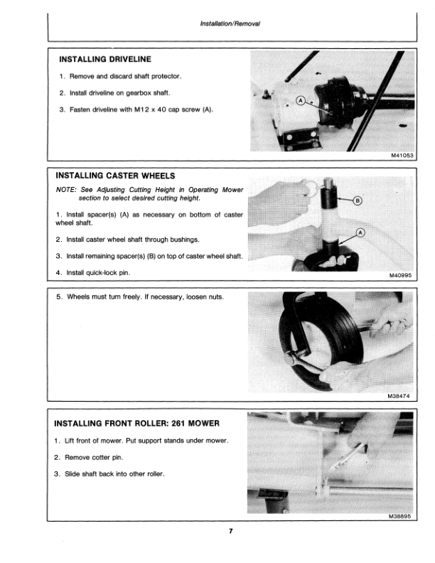 John Deere 261, 272 Rotary Mowers (MY1986-MY2001) Operator's Manual (OMM75851) - Image 2