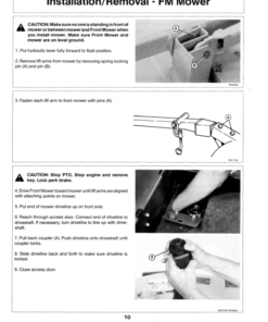 Alternative view of John Deere 60-Inch Rear Discharge Tractor Mounted Mower Operator's Manual (OMM75869)