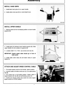 Alternative view of John Deere No. 3K Edger Operator's Manual (OMM76354)