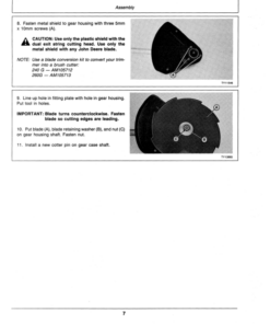 Alternative view of John Deere 240G, 260G Trimmer/Brushcutter (Subs with OMM122063) Operator's Manual (OMM77677)