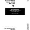 John Deere 246 Rotary Broom for 55 Series Tractors Operator's Manual (OMM77682)