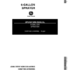 John Deere 6-Gallon Sprayer Operator's Manual (OMM77685)