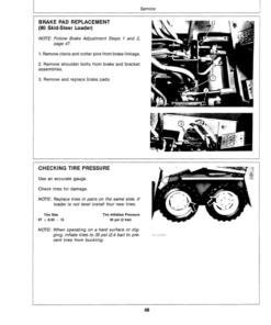 Alternative view of John Deere JD14, 70 & 90 Skid-Steer Loaders North America (1975-1979) Operator's Manual (OMM77701)