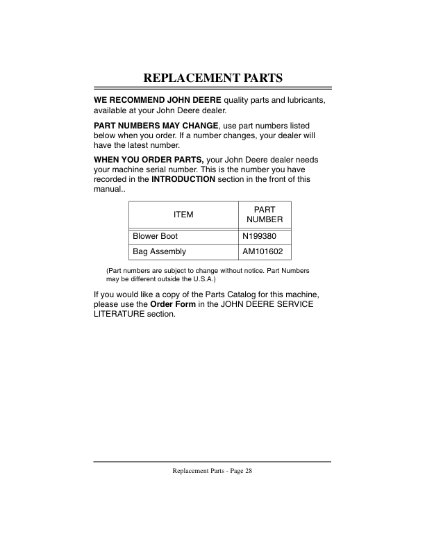 John Deere 3 Bag MCS for 300, 400 Series Tractors Operator's Manual (OMM77708) - Image 2