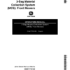 John Deere 3 Bag Material Collection System Operator's Manual (OMM77709)
