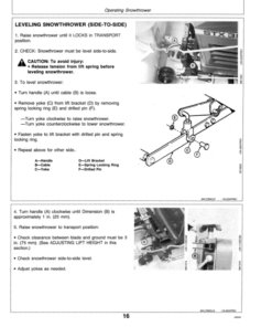 Alternative view of John Deere 38-Inch Snowthrower for STX Tractors (010001-) Operator's Manual (OMM79188)