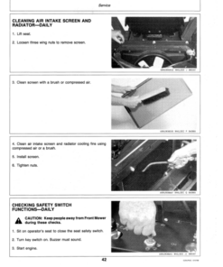 Alternative view of John Deere F912, F932 Front Mower (475001-) Operator's Manual (OMM79595)