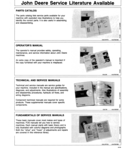 Alternative view of John Deere 430 Lawn & Garden Tractor (475001-) Operator's Manual (OMM79600)