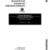 John Deere 48, 52 In. Commercial Walk-Behind Mowers (116001-) Operator's Manual (OMM79611)